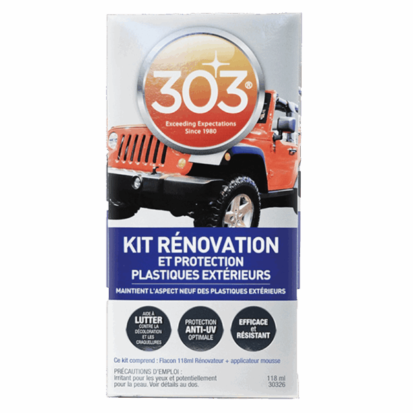 Kit rénovation et protection plastiques extérieurs